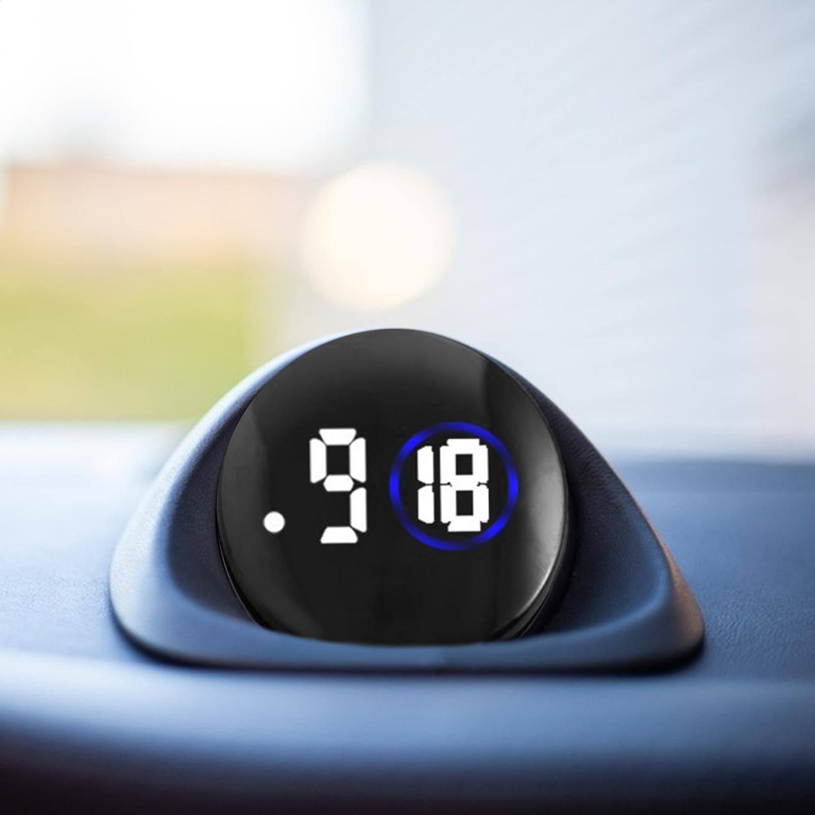 Interior Design Texture - Waterproof Small Digital LED Dash Clock