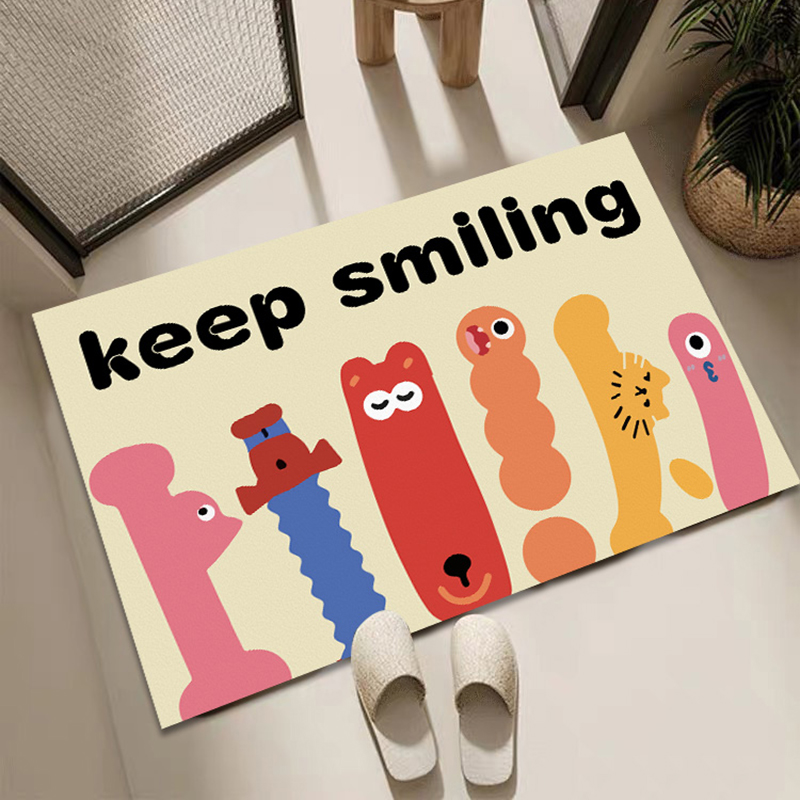 Cute Cartoon Abstract Monster  - Printed Rug Abstract のレビューと価格