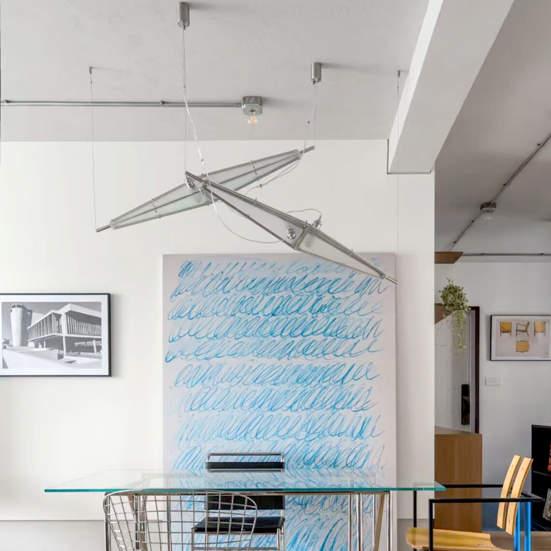 LED Glass Chandelier Minimalis - Interior Design Hall のレビューと価格