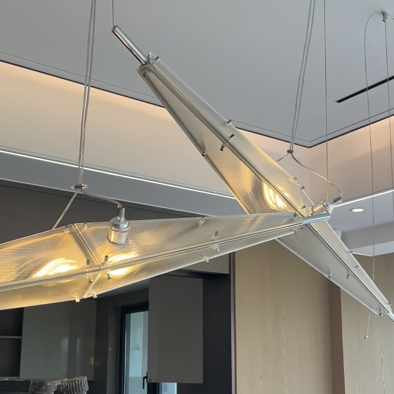 LED Glass Chandelier Minimalis - Interior Design Hall のレビューと価格