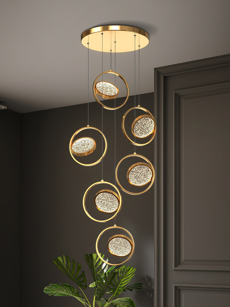 Modern LED Ring Chandelier Int - Interior Design Hall のレビューと価格