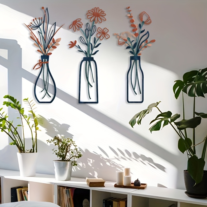 3 Large Floral Wall Art Sculpt - Interior Design Home のレビューと価格