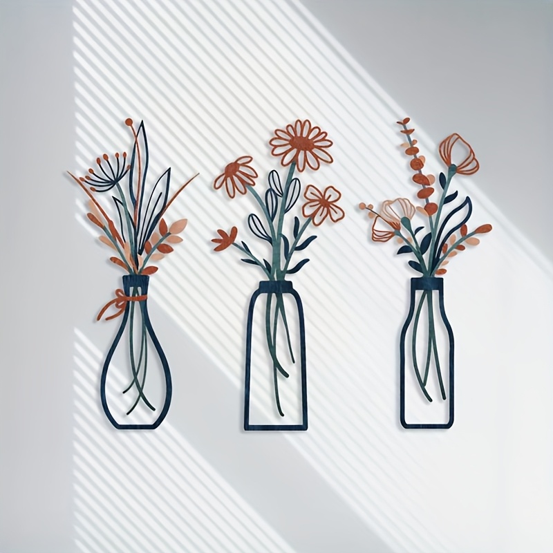 3 Large Floral Wall Art Sculpt - Interior Design Home のレビューと価格