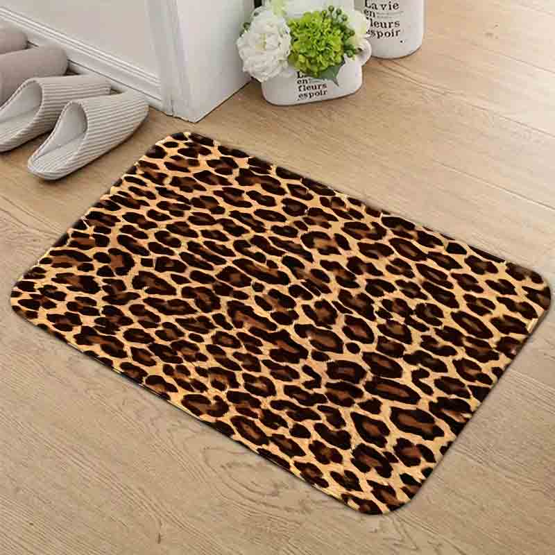 1pc flannel floor matLeopard P - Printed Rug Abstract のレビューと価格