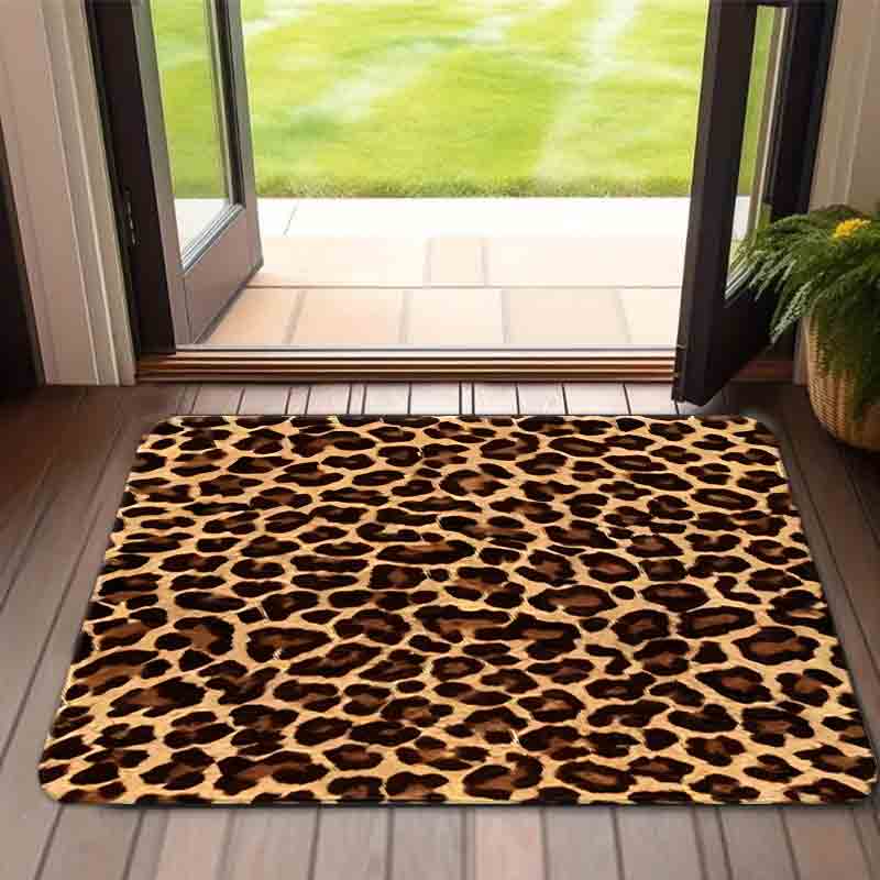 1pc flannel floor matLeopard P - Printed Rug Abstract のレビューと価格