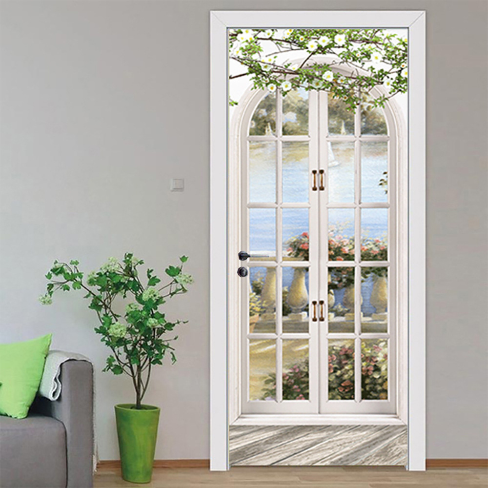 Modern Door Sticker Simulate G - Interior Design Home のレビューと価格