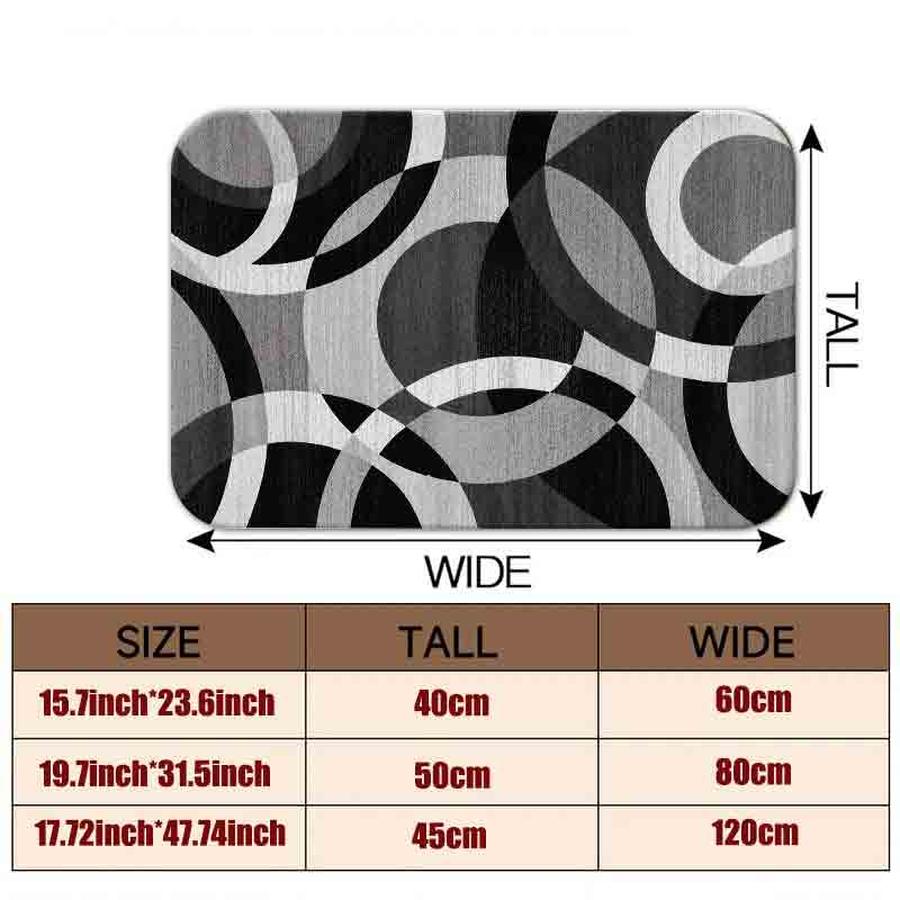 1pc flannel floor matModern Ge - Printed Rug Abstract のレビューと価格