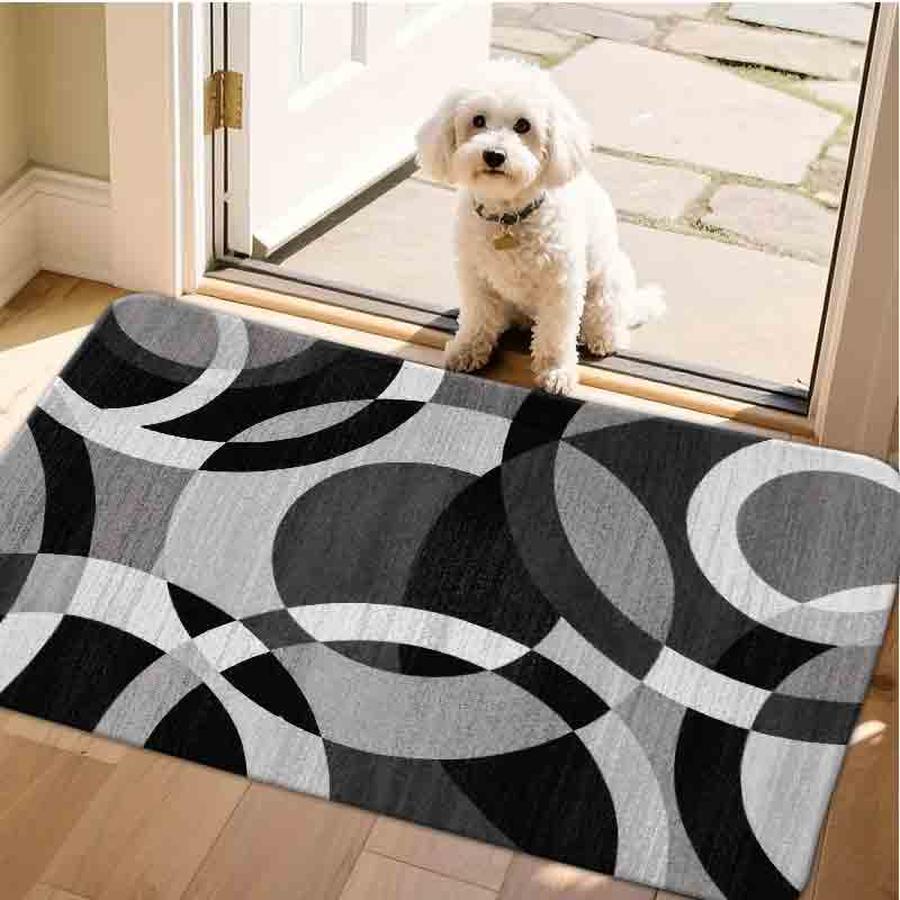1pc flannel floor matModern Ge - Printed Rug Abstract のレビューと価格