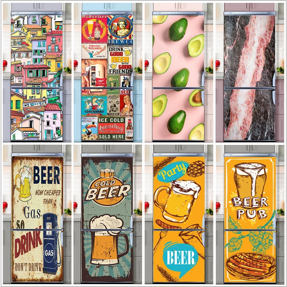 Retro Graffiti Fridge Door Mur - Interior Design Home のレビューと価格