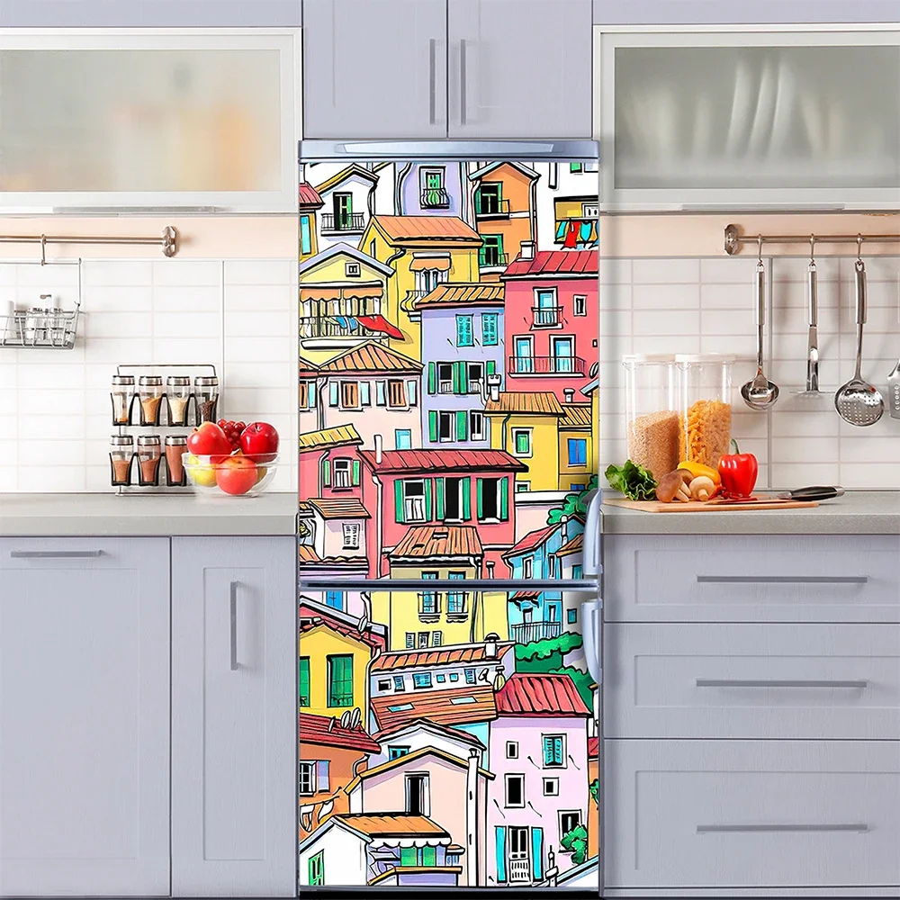 Retro Graffiti Fridge Door Mur - Interior Design Home のレビューと価格