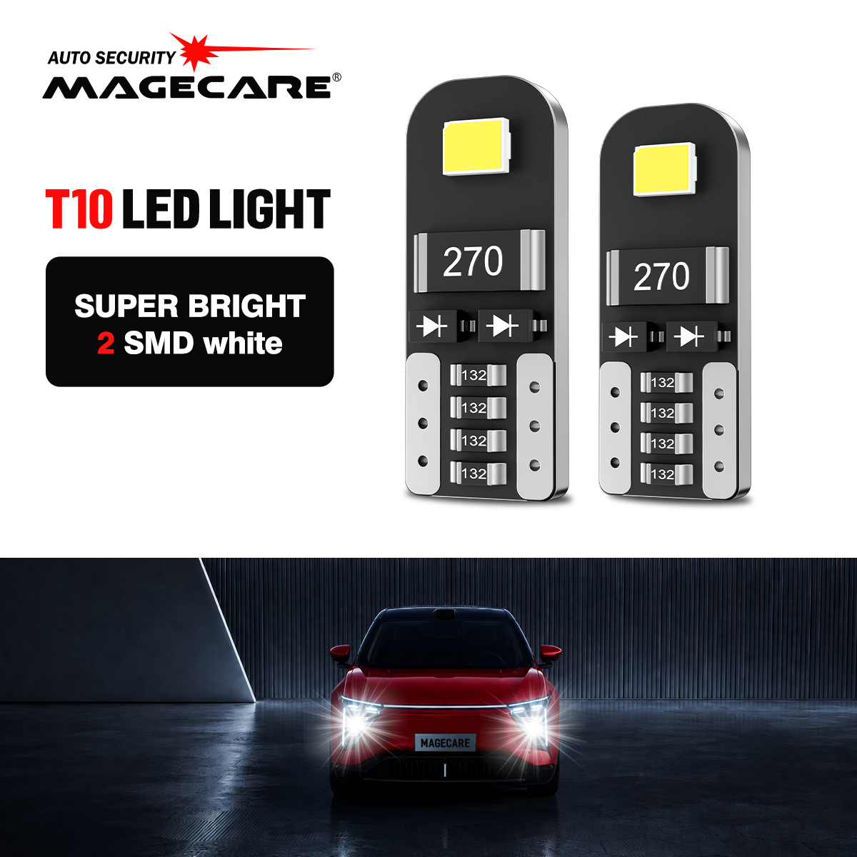 Car LED Bulb T10 W5W 194 168 L - Interior Design Icon のレビューと価格