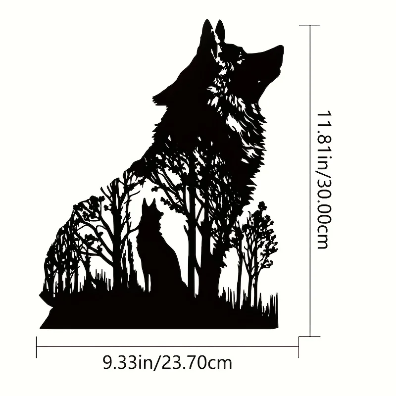 HelloYoung Wolf Decor Black Wo - Interior Design Home のレビューと価格