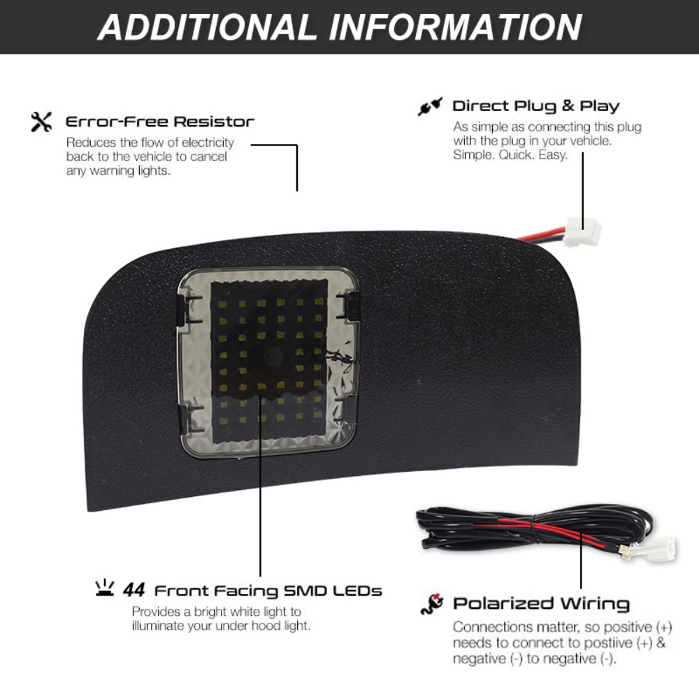 White LED Car Rear Trunk Cargo - Interior Design Icon のレビューと価格