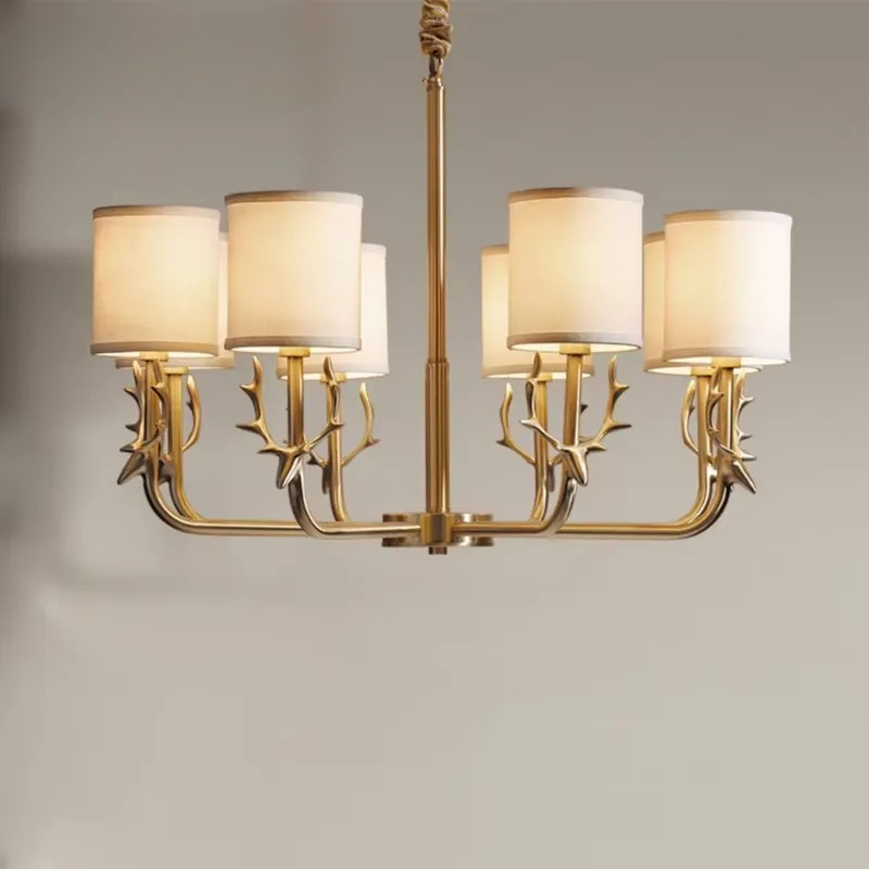 Copper Chandelier for Living R - Interior Design Hall のレビューと価格