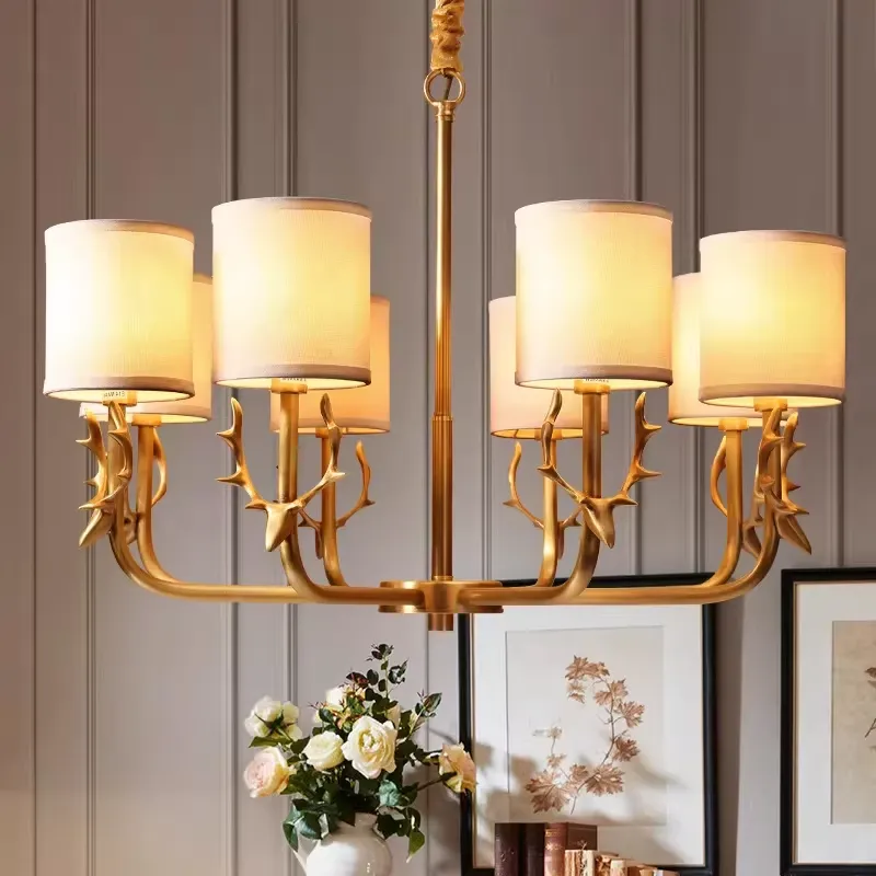 Copper Chandelier for Living R - Interior Design Hall のレビューと価格