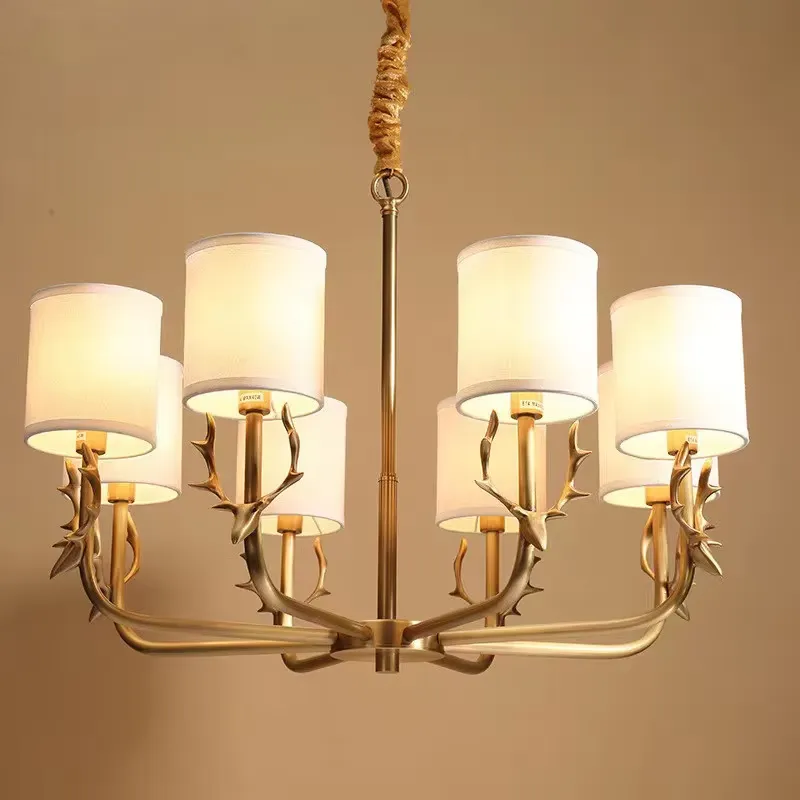 Copper Chandelier for Living R - Interior Design Hall のレビューと価格