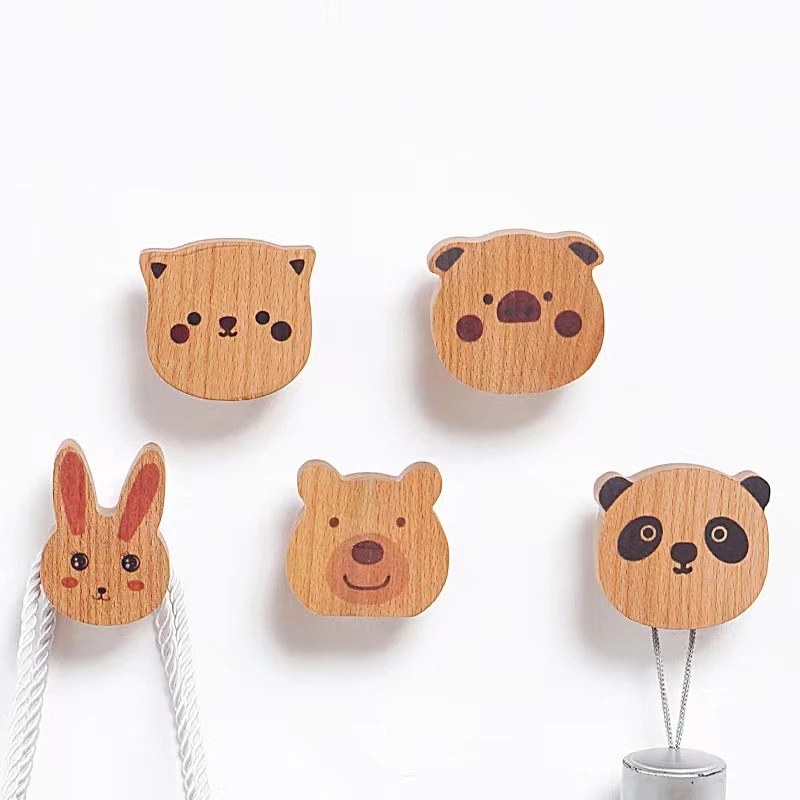 Wooden Cute Animal Coat Hook S - Interior Design Home のレビューと価格