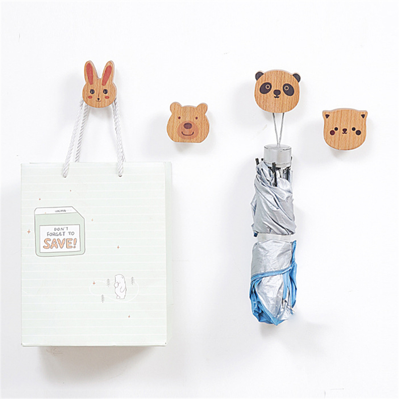 Wooden Cute Animal Coat Hook S - Interior Design Home のレビューと価格