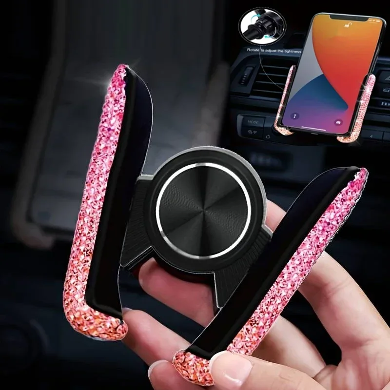 New Car Phone Holder Diamond C - Interior Design Texture のレビューと価格
