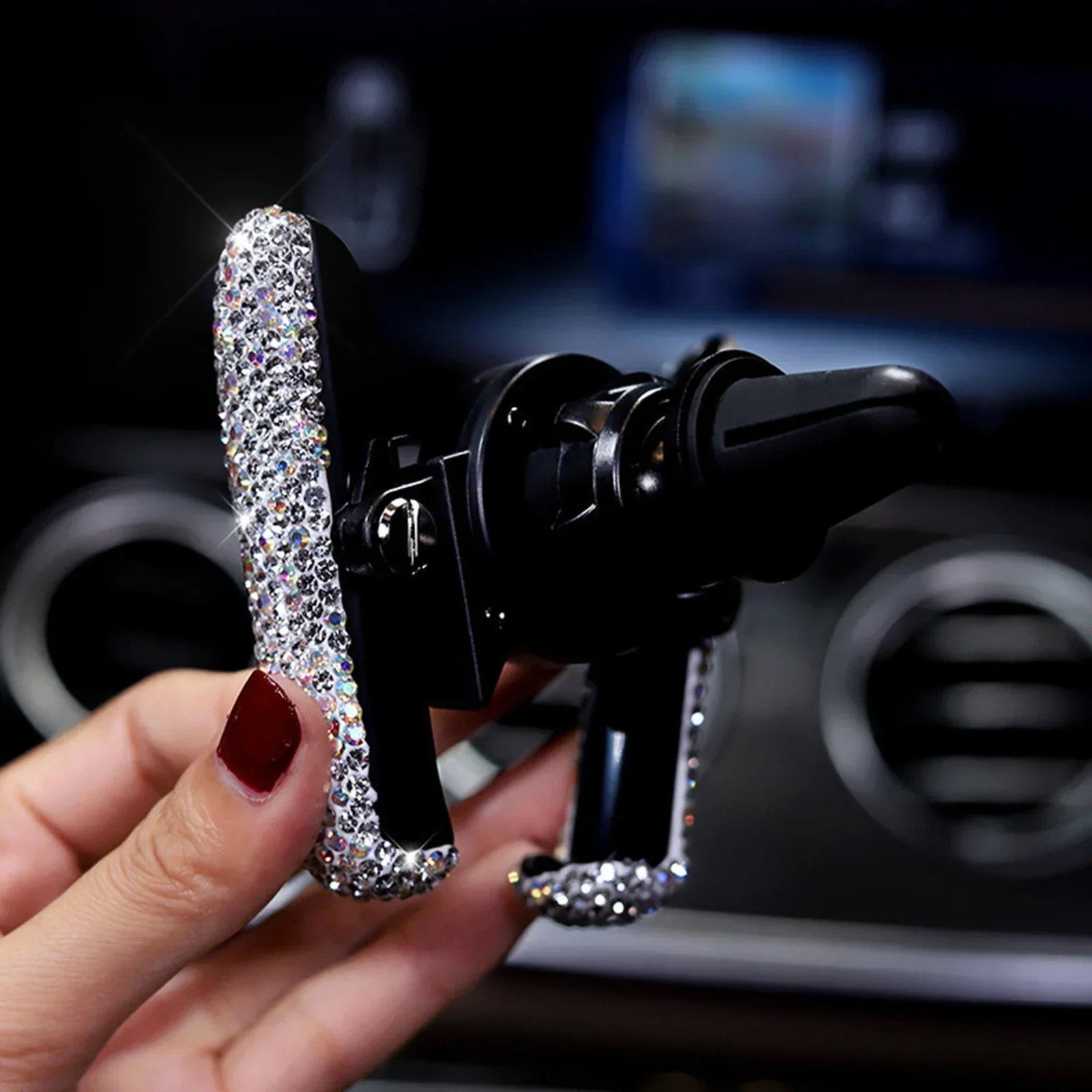 New Car Phone Holder Diamond C - Interior Design Texture のレビューと価格