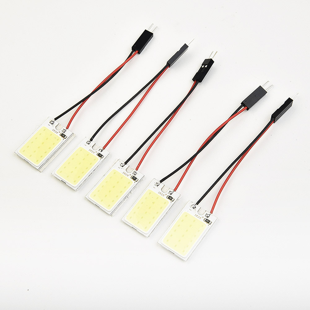 5pcs White COB 18 LED Chips Pa - Interior Design Icon のレビューと価格