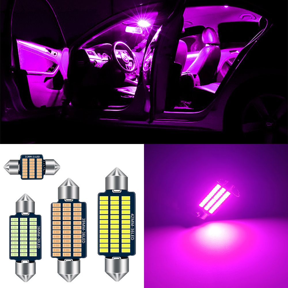 1PC Car Interior Light Purple  - Interior Design Icon のレビューと価格