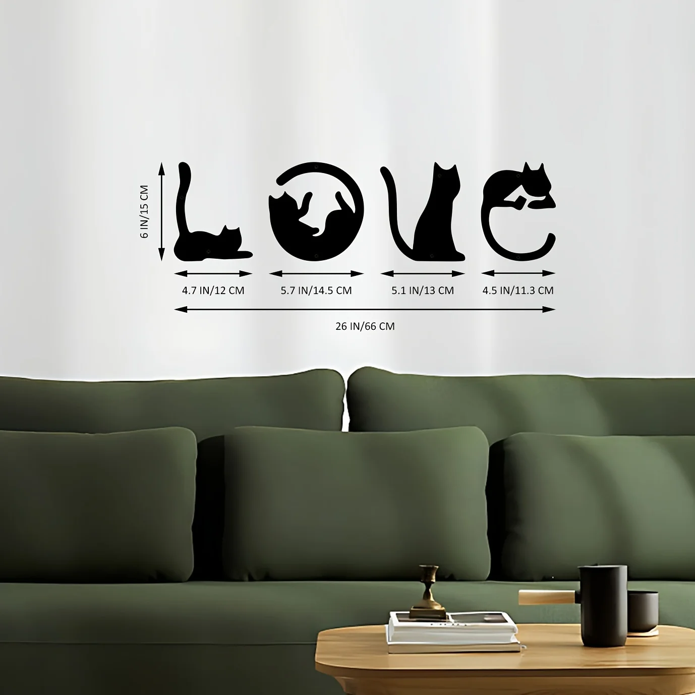 HelloYoung 4pcs/set Cute Cat M - Interior Design Modern のレビューと価格
