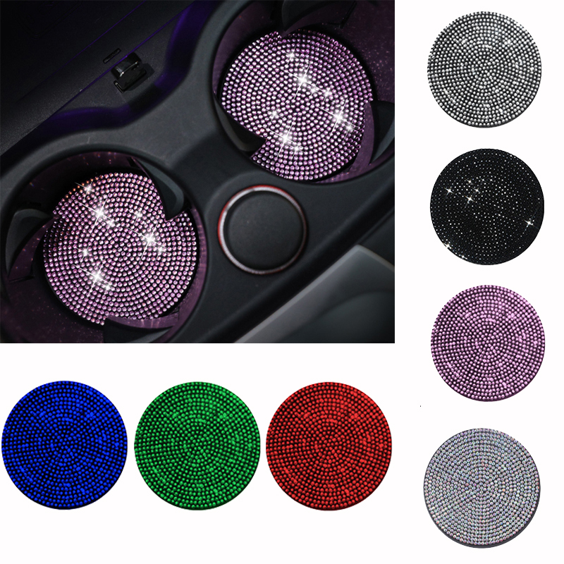 2Pcs Car Non Slip Water Cup Pa - Interior Design Texture のレビューと価格