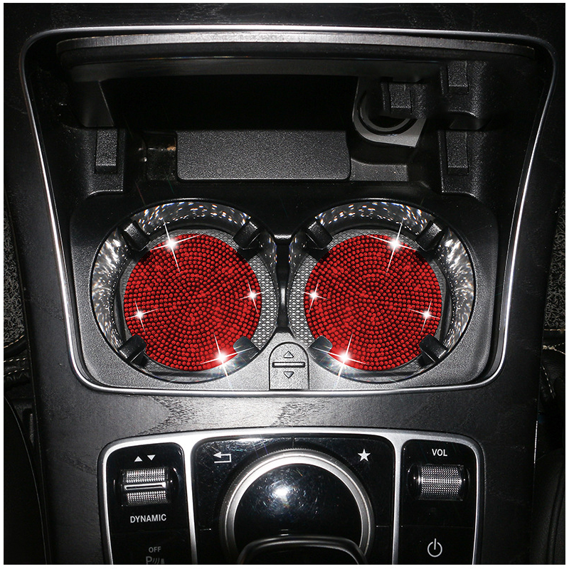 2Pcs Car Non Slip Water Cup Pa - Interior Design Texture のレビューと価格