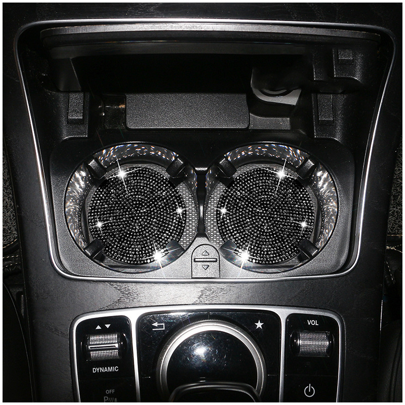 2Pcs Car Non Slip Water Cup Pa - Interior Design Texture のレビューと価格