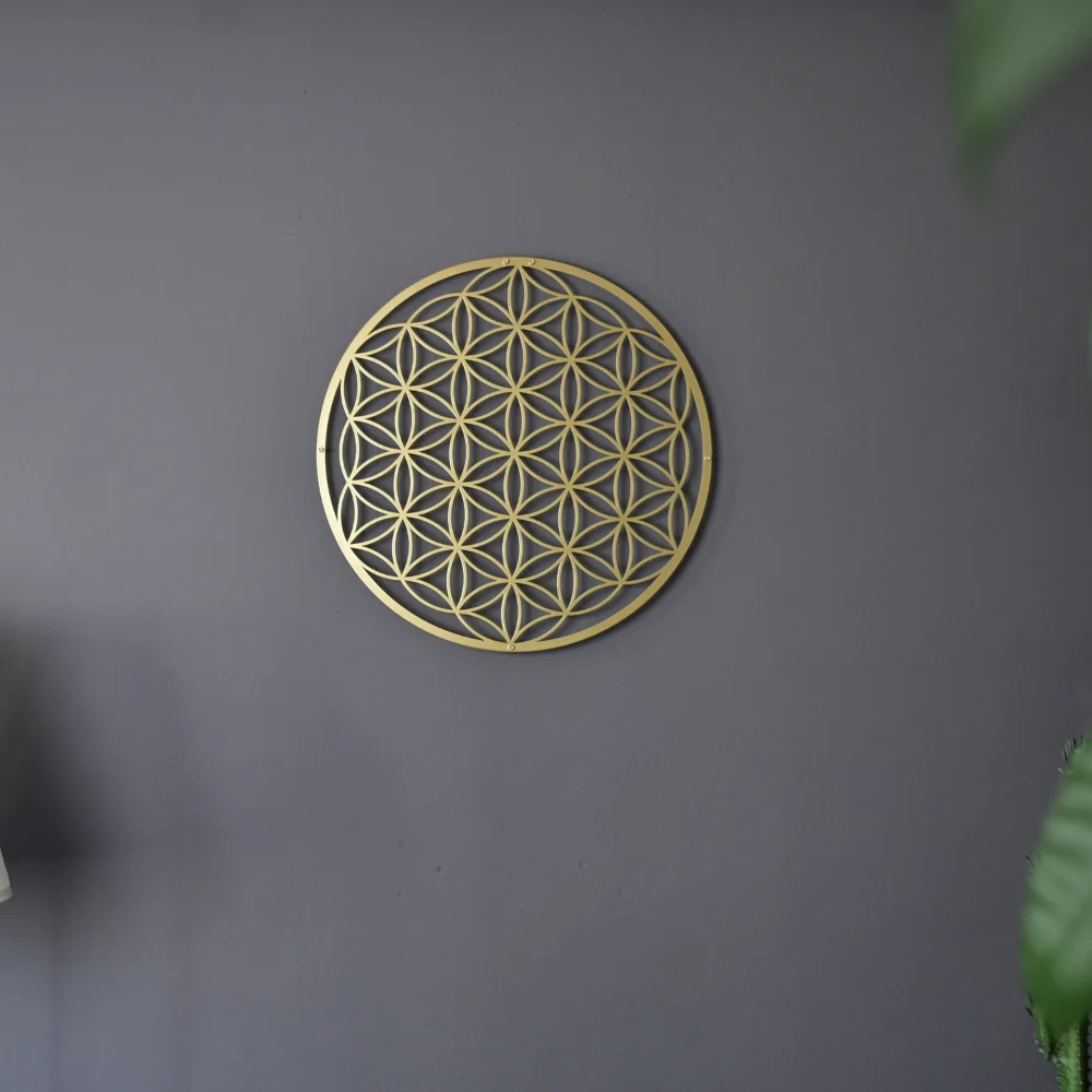 Flower of Life Metal Wall Art  - Interior Design Modern のレビューと価格