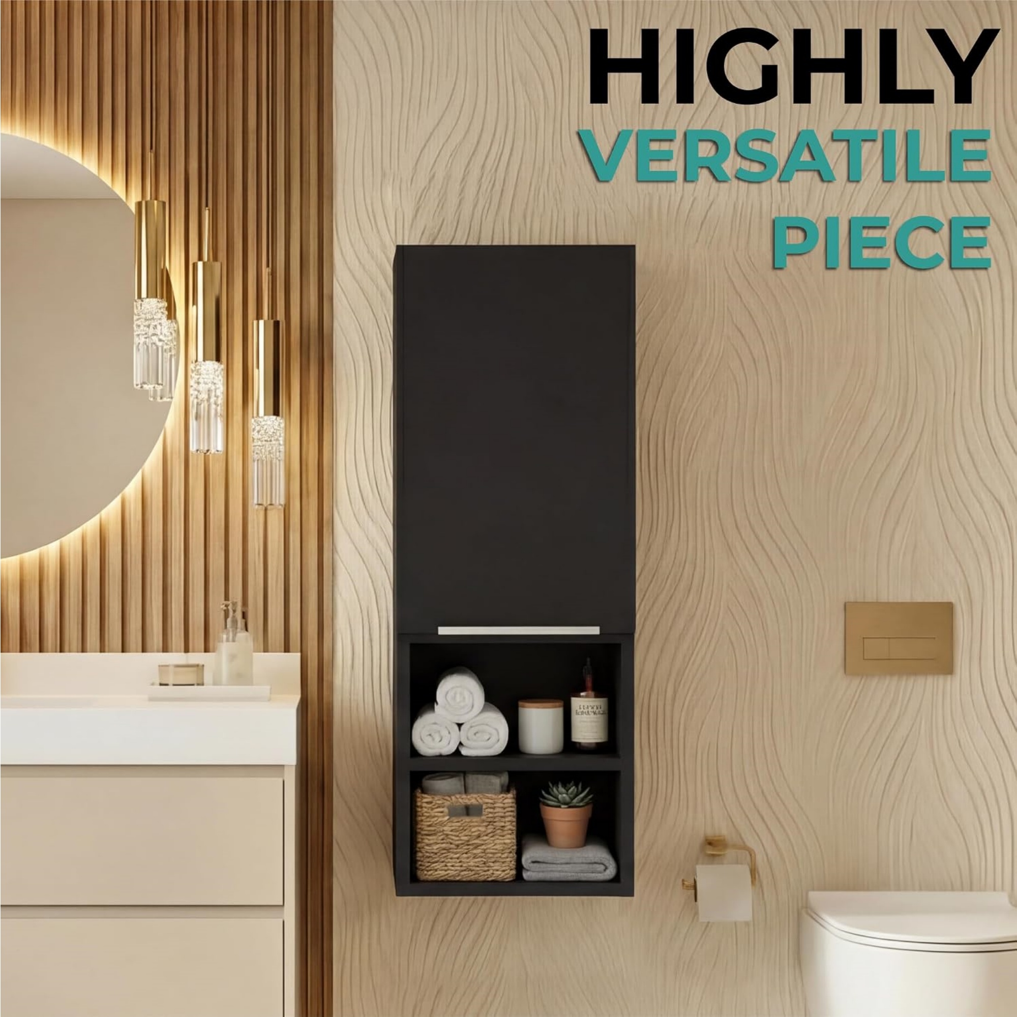 Mila Bathroom Cabinet with Sin - Interior Design Open Space のレビューと価格