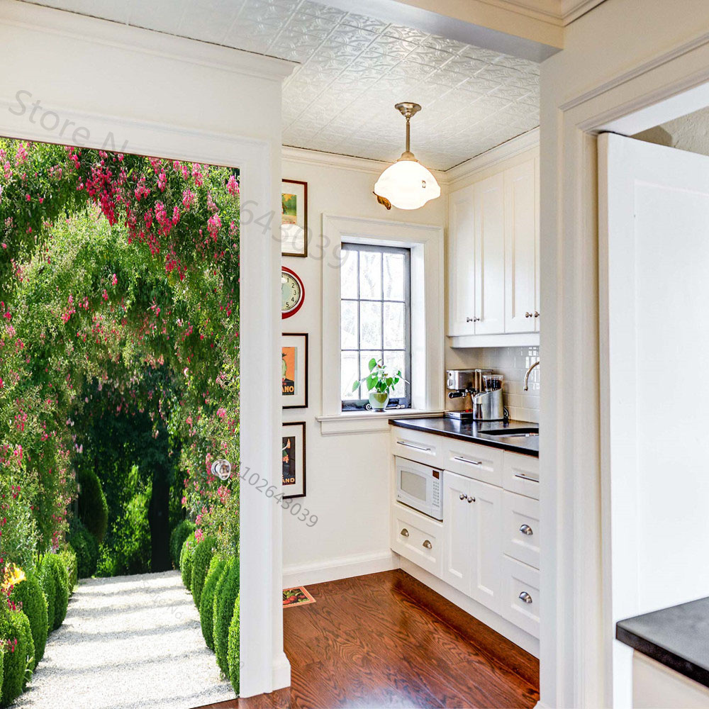 Steps Forest 3D Door Stickers  - Interior Design Home のレビューと価格