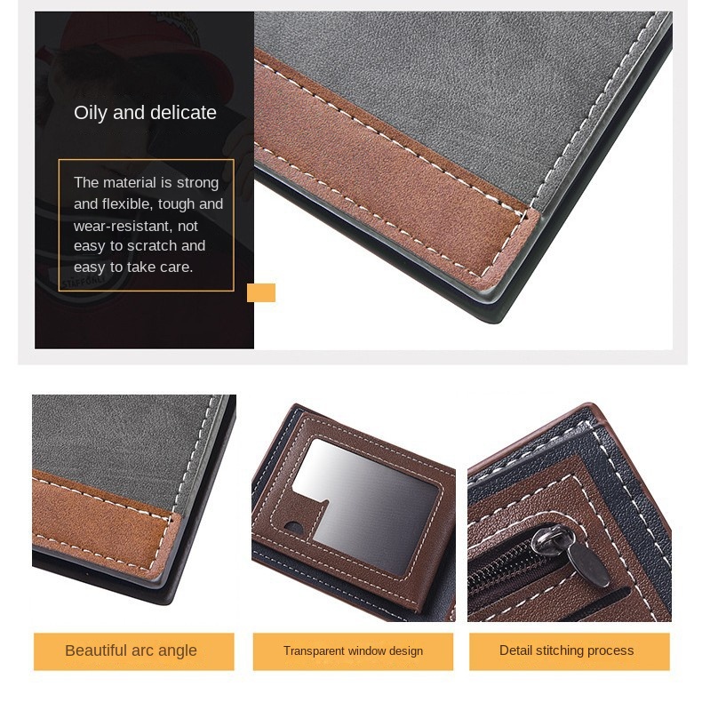 New PU Leather Men's Short Wal - Interior Design Id のレビューと価格
