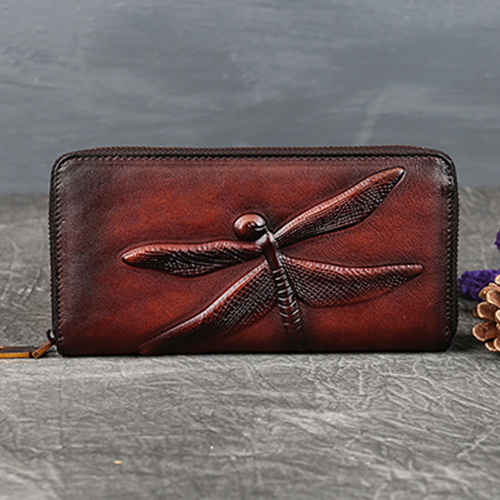 Women Long Wallet Zipper Purse - Interior Design Id のレビューと価格
