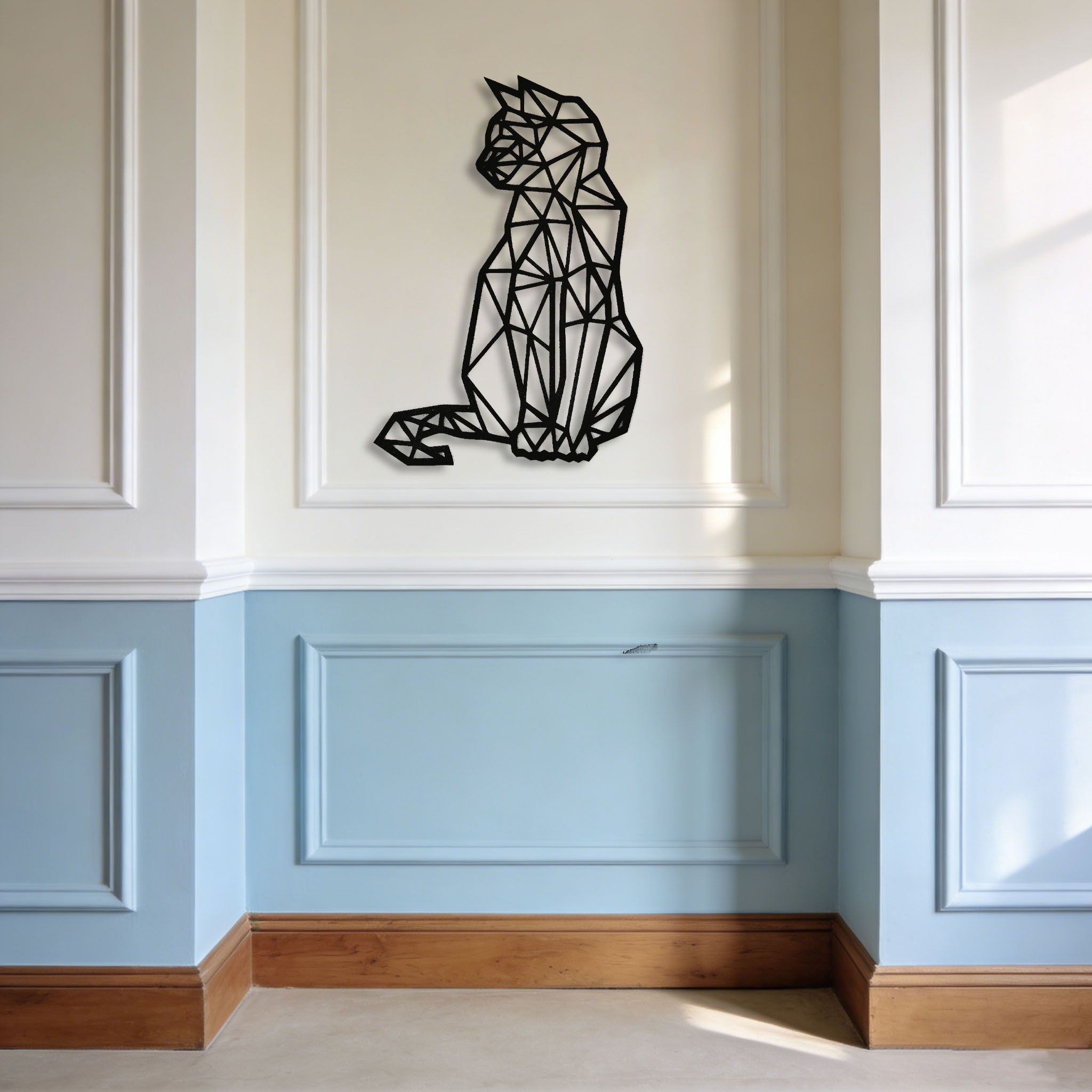 CIFBUY Iron Wall Art Metal Cat - Interior Design Home のレビューと価格