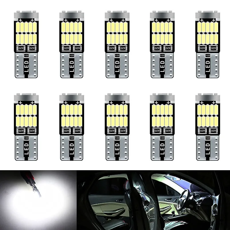 10pcs T10 W5W 194 501 Led Canb - Interior Design Icon のレビューと価格