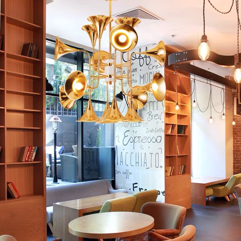 Nordic Trumpet Pendant Lamp fo - Interior Design Hall のレビューと価格