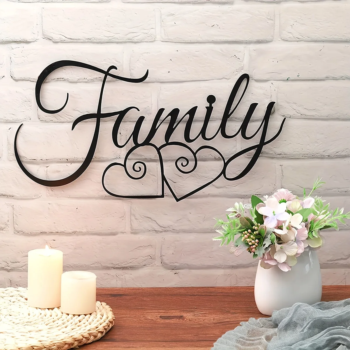 CIFBUY Family Wall Sign Metal  - Interior Design Modern のレビューと価格