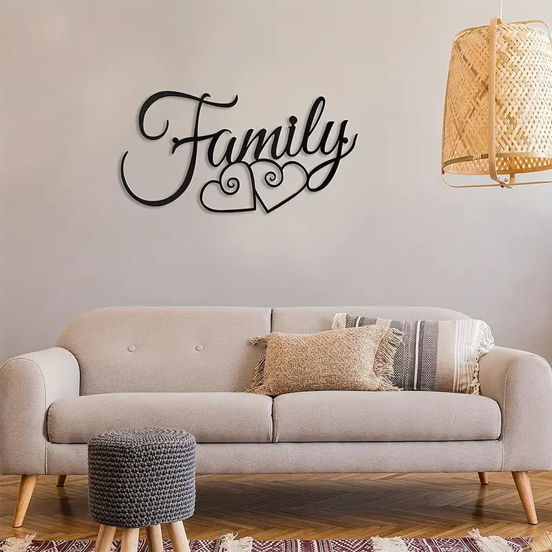 CIFBUY Family Wall Sign Metal  - Interior Design Modern のレビューと価格