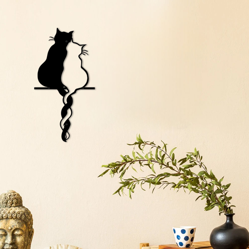 Metal Lovers Cat Wall Art Hang - Interior Design Modern のレビューと価格