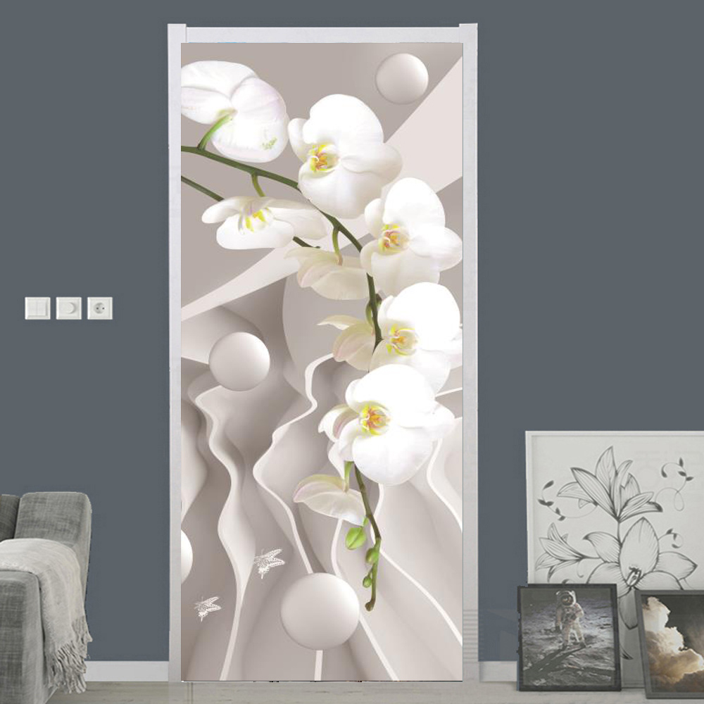 White Rose Flower Wallpaper Fo - Interior Design Home のレビューと価格