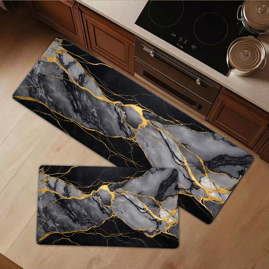 1/2/3Pcs Flannel Kitchen Mat—M - Printed Rug Abstract のレビューと価格