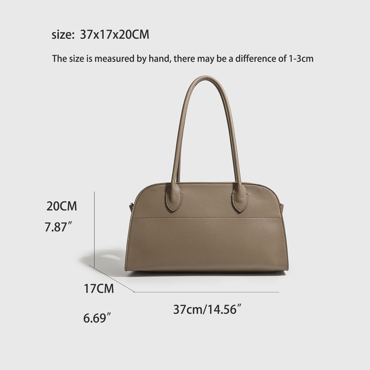 Litchi Grain Texture Tote Bag  - Interior Design Texture のレビューと価格