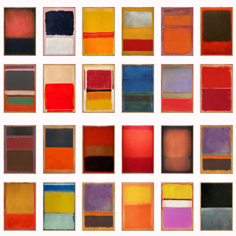 Wall Decor, Mark Rothko Poster - Interior Design Modern のレビューと価格
